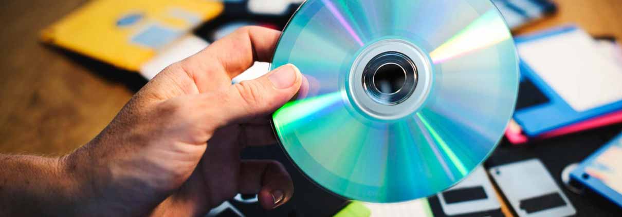 What audio file format is used for CD audio files?